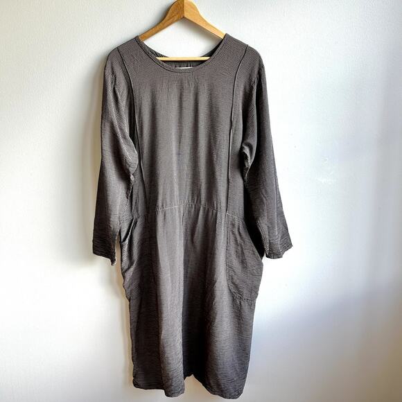 FLAX By Jeanne Engelhart Lagenlook Dress Sz S - Picture 1 of 4